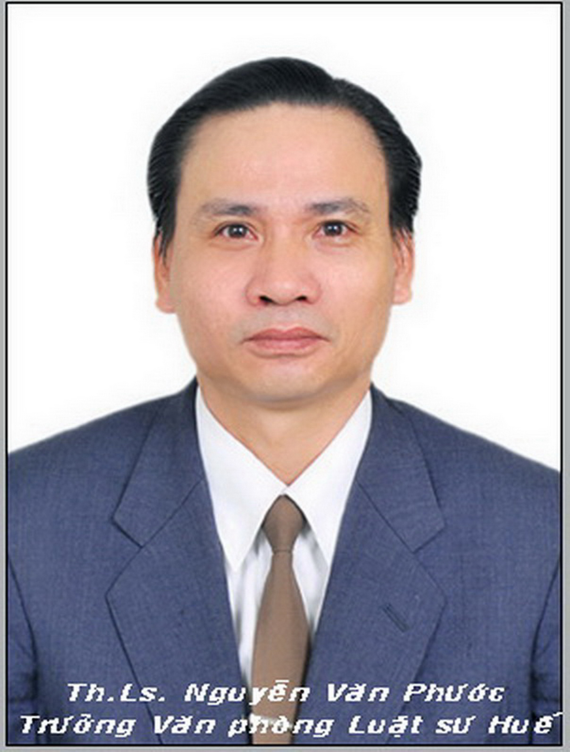 THẠC SĨ LUẬT SƯ NGUYỄN VĂN PHƯỚC