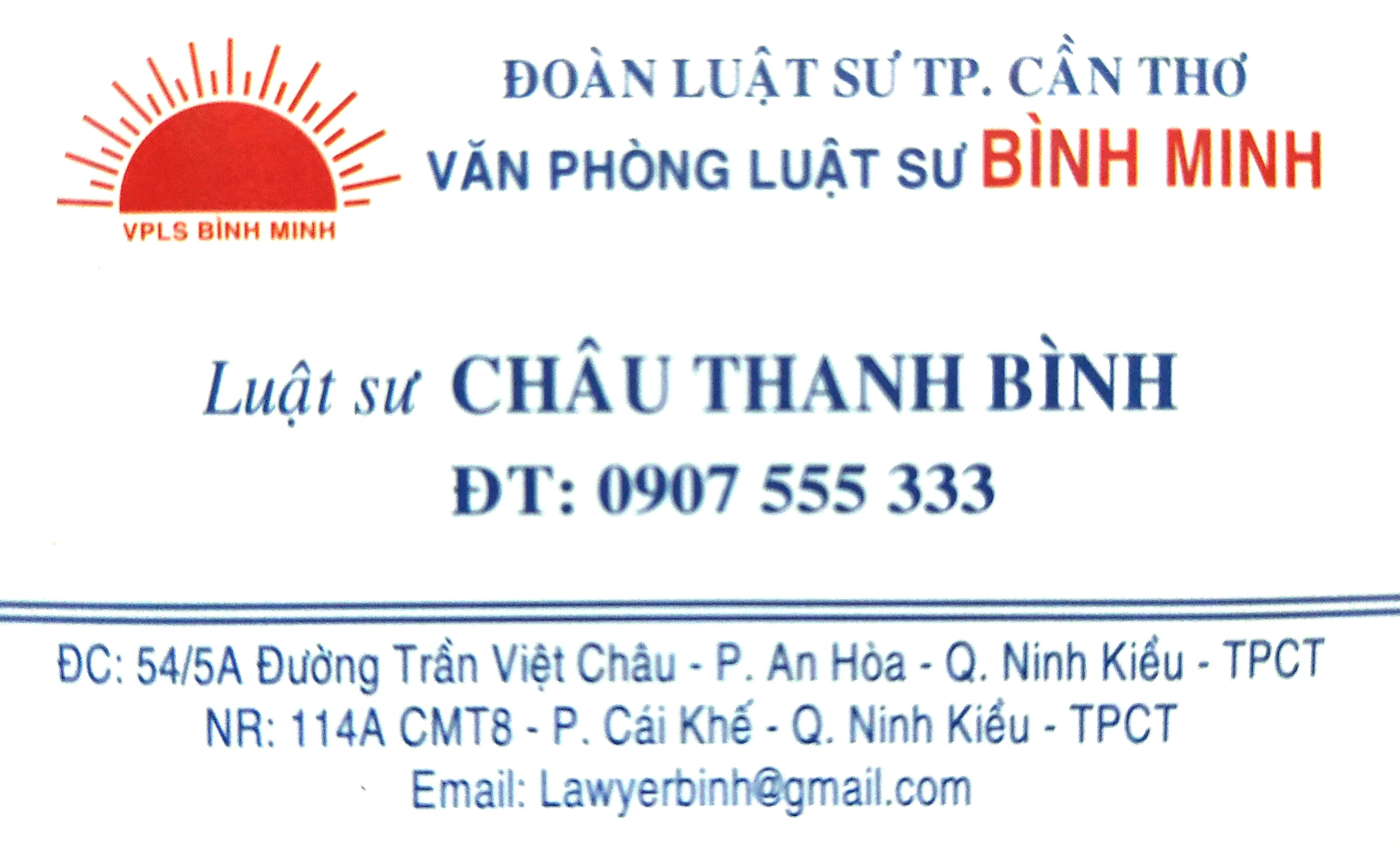 CHÂU THANH BÌNH